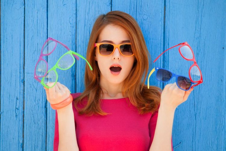 Lunette de couleur tendance 2023